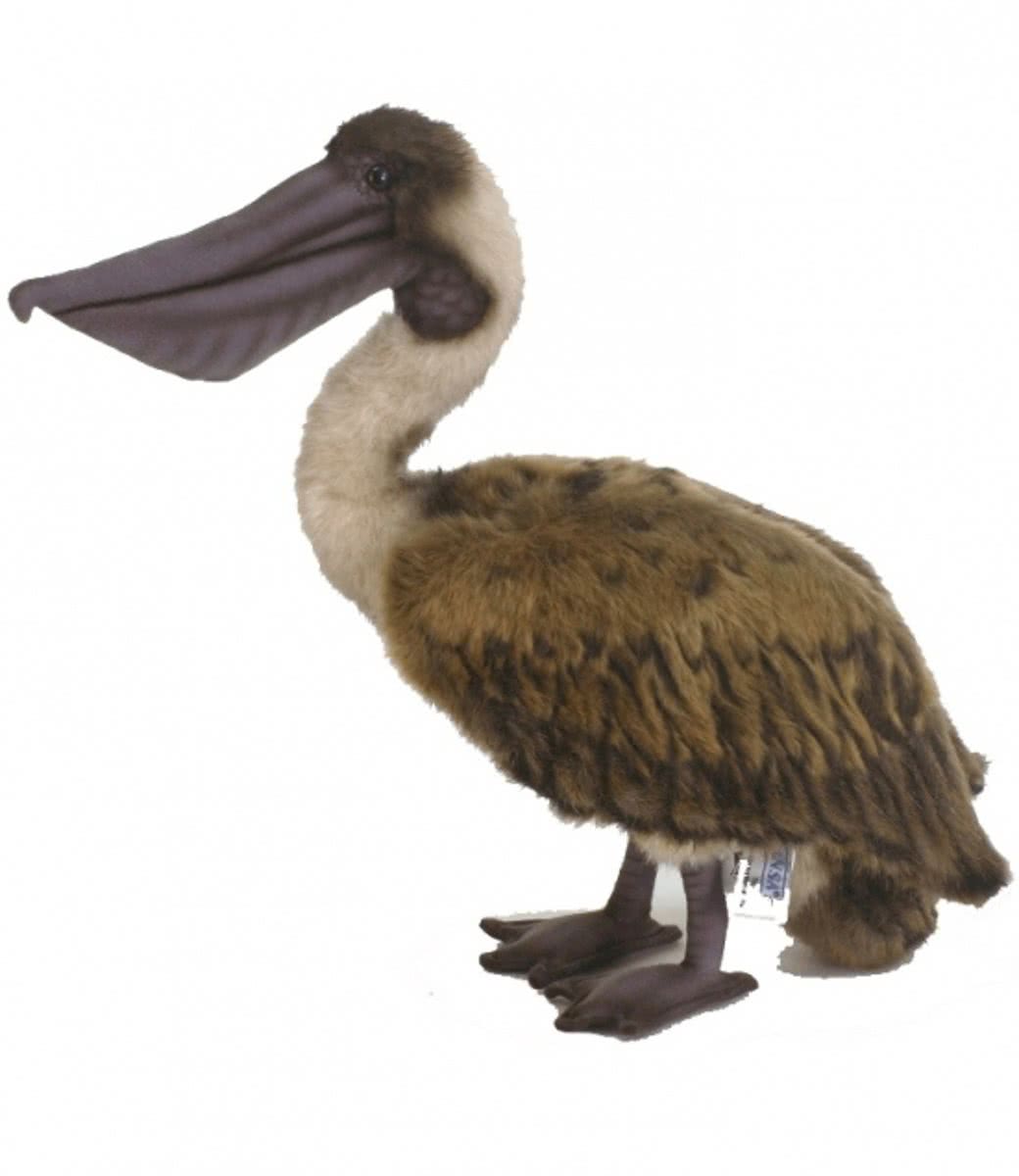 Pluche bruine pelikaan 38 cm