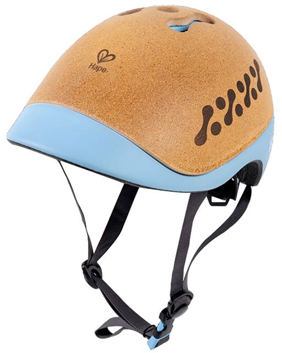 Fietshelm kind blauw kurk - Hape - vanaf 3 jaar