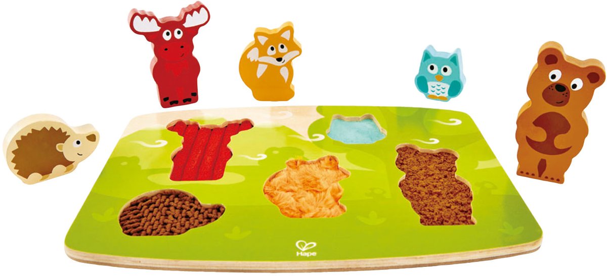 Hape Forest Animal Tactile Puzzle
