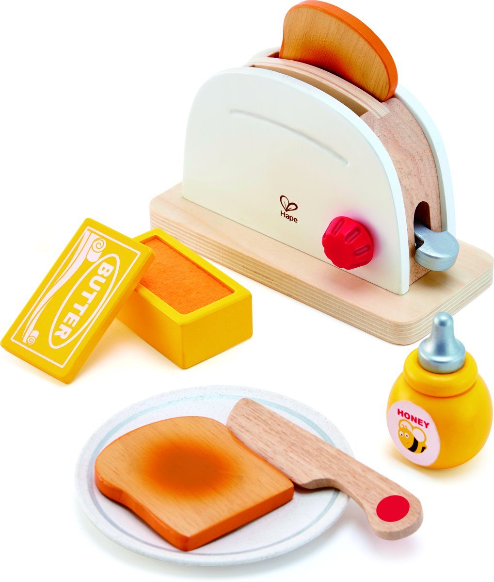   Houten Broodroosterset