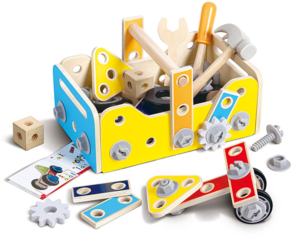 Houten gereedschapskist voor kinderen - Hape - vanaf 3 jaar