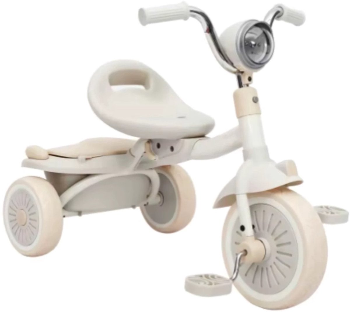 Kinder driewieler Valora 6-in-1 - Voor kinderen - Kinderfiets - Babyfiets - Peuterfiets - Wit - 1 tot 5 jaar