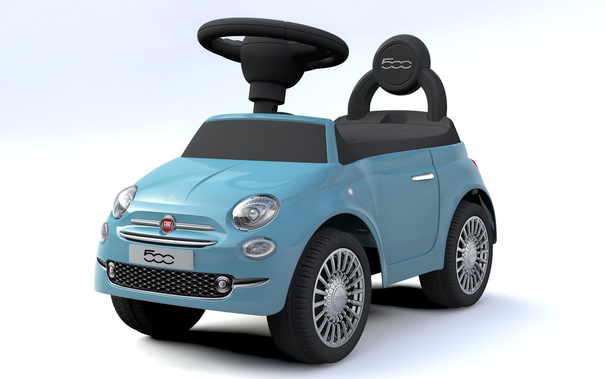 Happy Baby Loopauto Fiat 500 Blauw