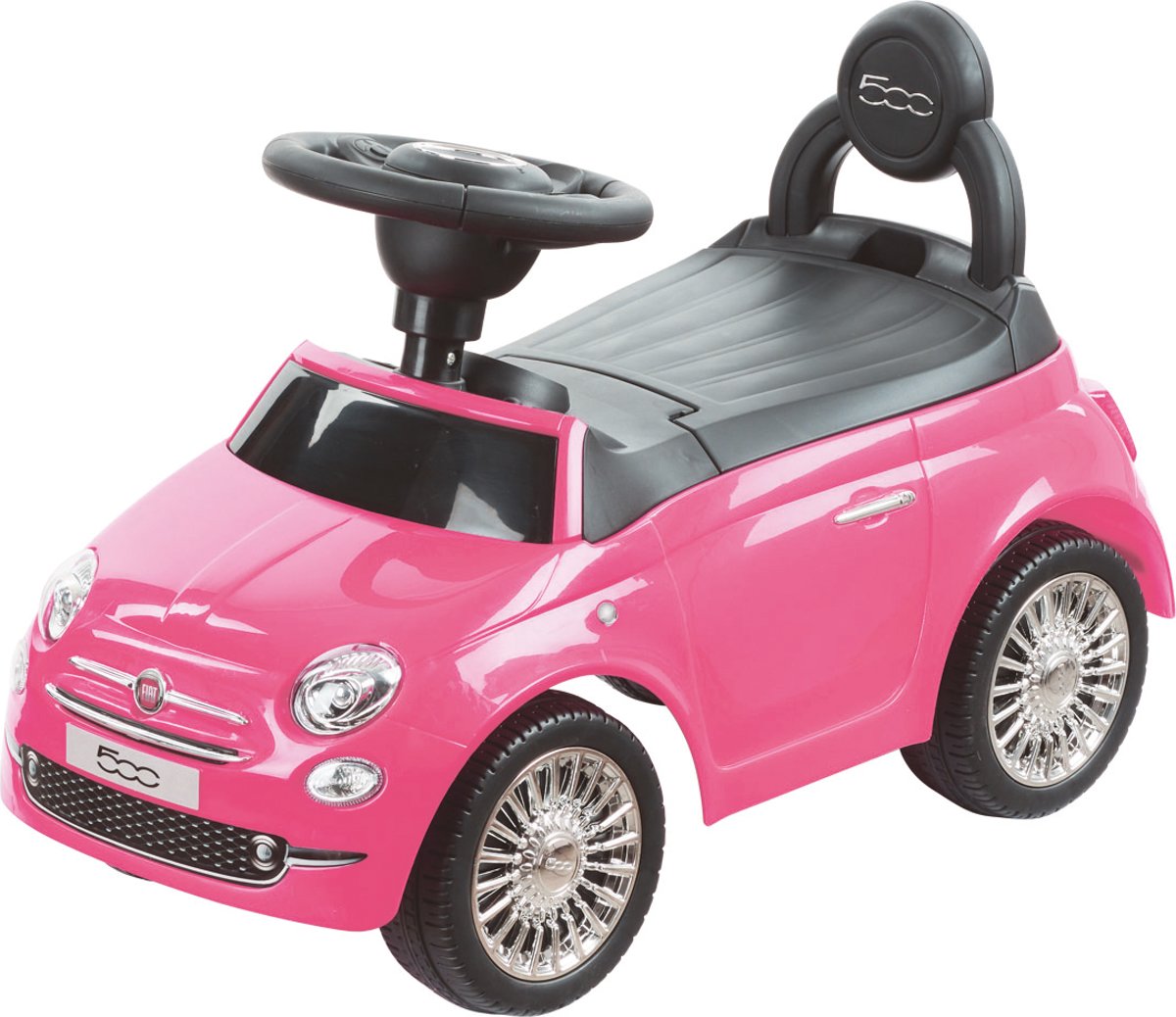 Happy Baby Loopauto Fiat 500 Roze