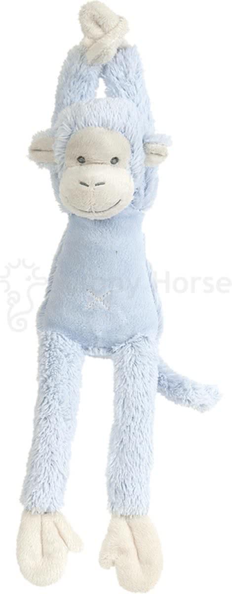 Happy Horse Aap Mickey Blauw Muziekknuffel - 40 cm