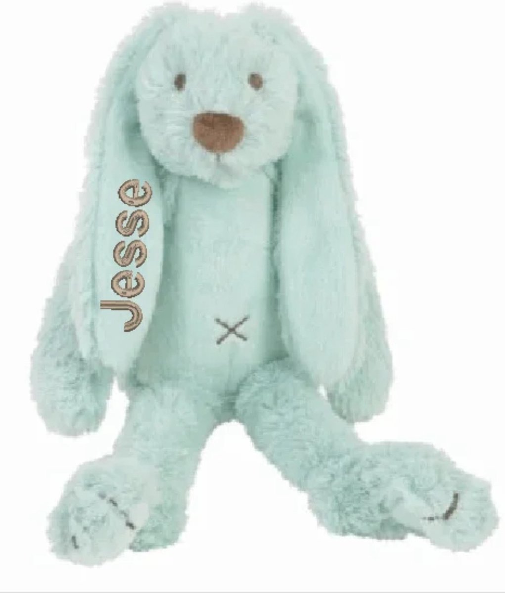 Happy horse Richie Lagoon 38 cm. met Geborduurde naam