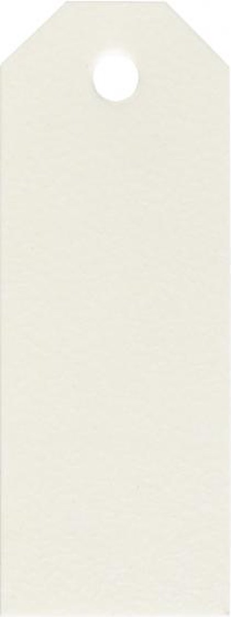 Happy Moments Labels Ivoorwit 3 X 8 Cm Karton 20 Stuks