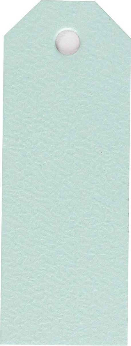 Happy Moments Labels Lichtblauw 3 X 8 Cm Karton 20 Stuks