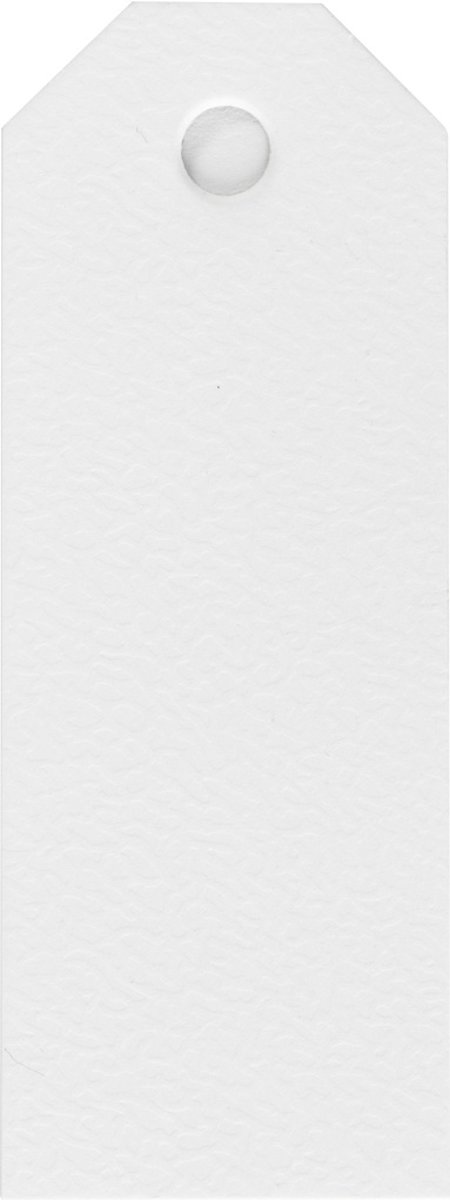 Happy Moments Labels Wit 3 X 8 Cm Karton 20 Stuks