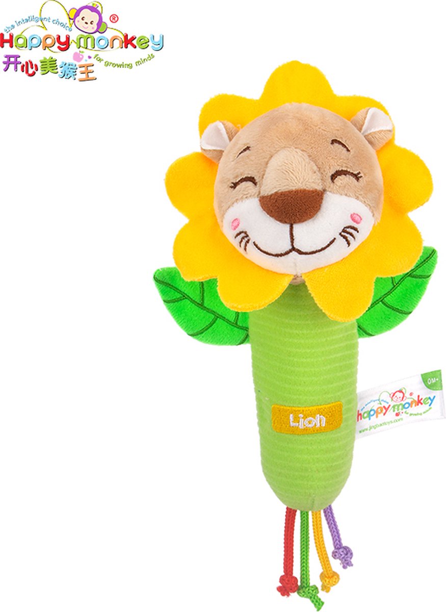 pluche knuffels/ baby speelgoed 0 jaar/ babyborn/ Baby Lemon hand-zwengelen/Baby Speelgoed /kerstcadeau/ sinterklaas/ baby cadeau/ baby shower/ leon