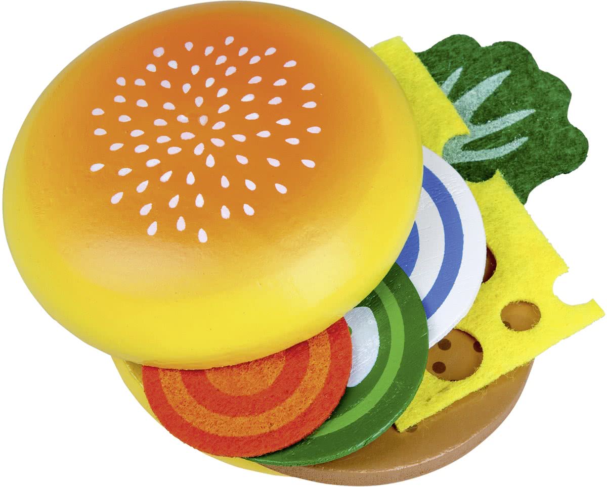 Happy People - Houten hamburger