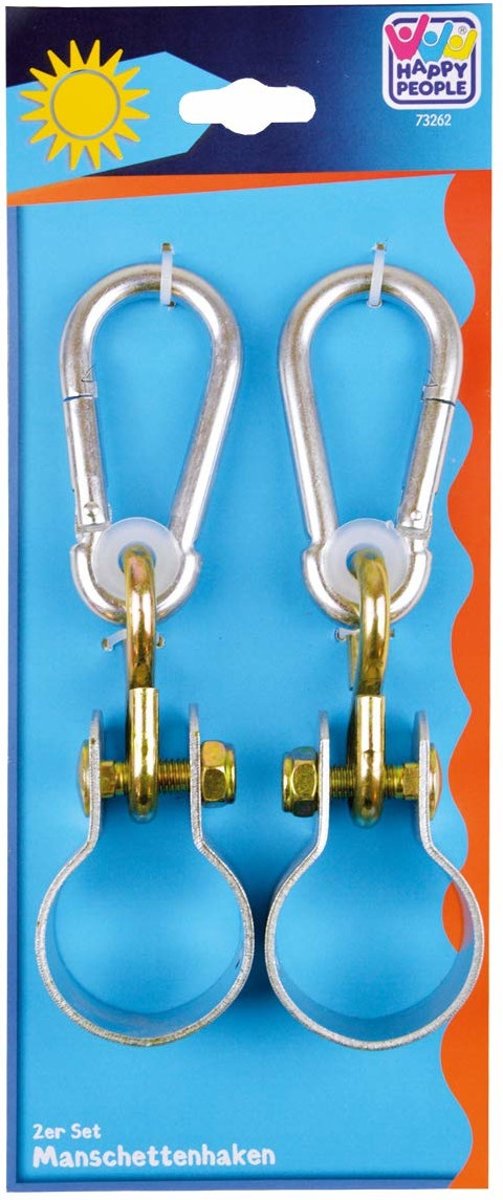   Bevestigingsringen Met Karabijnhaak Metaal 2 Stuks