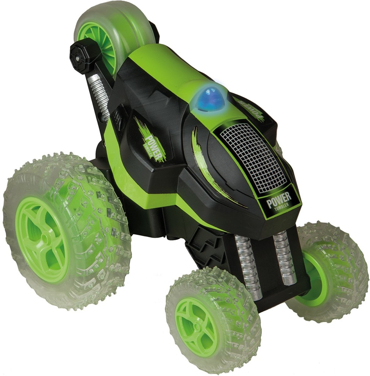 Happy People Rc Stuntauto Met Verlichting 17 Cm Zwart/groen