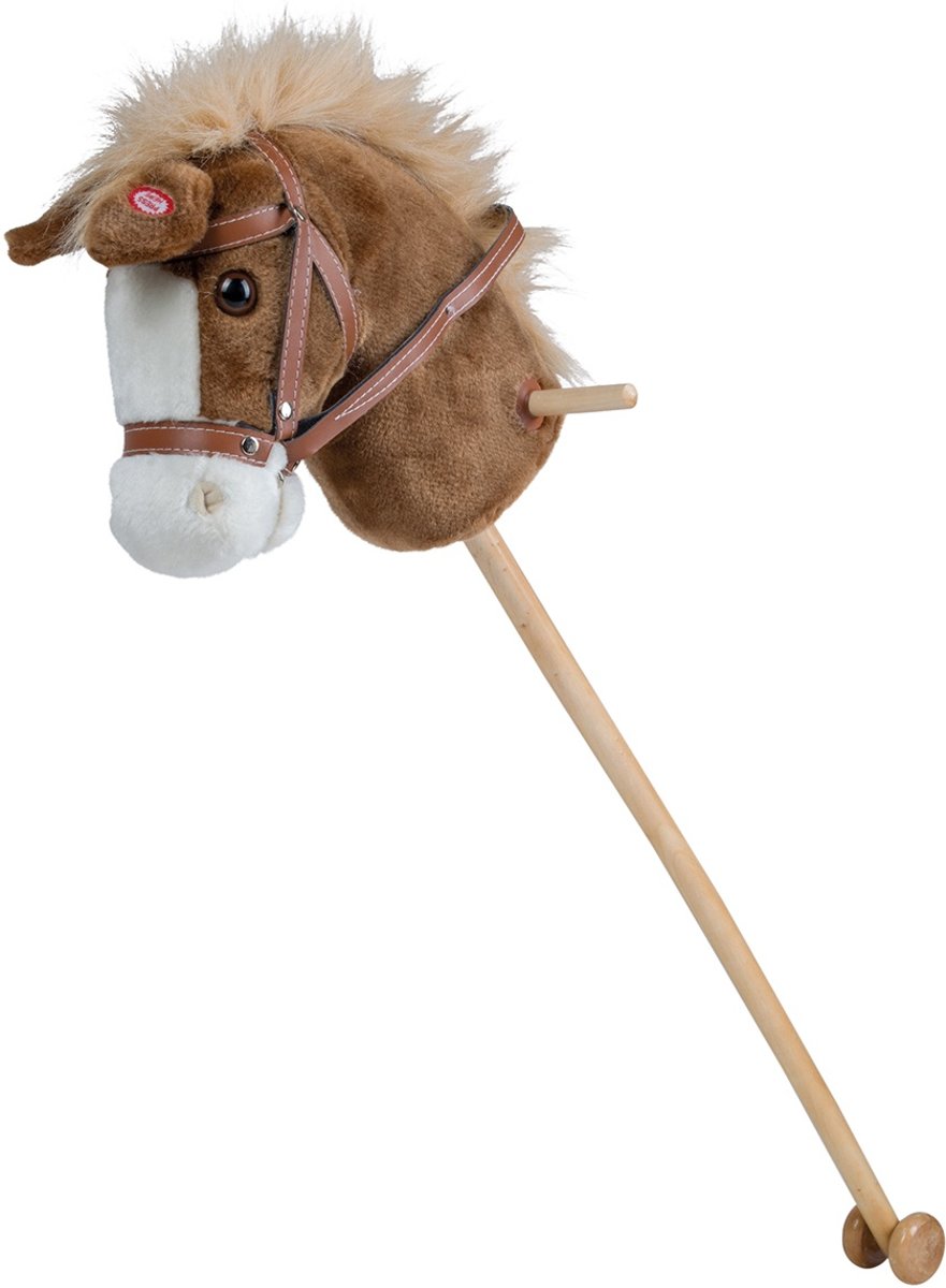 Happy People Stokpaard Bruin Met Geluid 100 Cm