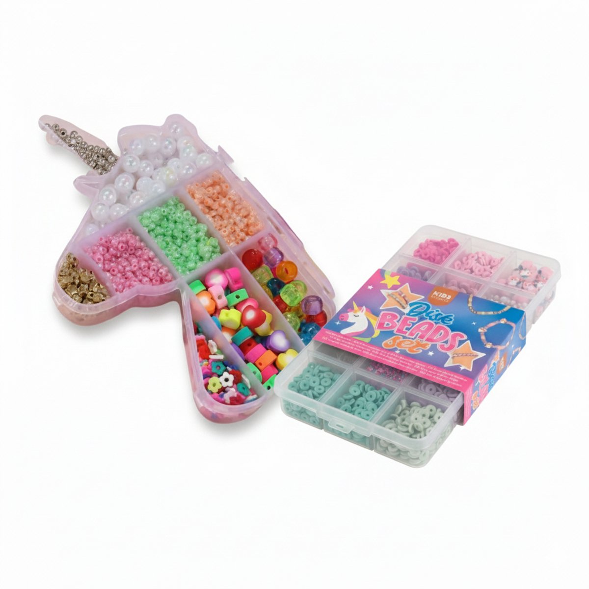 2 x Unicorn Armbandjes Maken Set – Eenhoorn Knutselset voor Kinderen – Creatief Speelgoed vanaf 3 Jaar – Leuk Cadeau voor Meisjes