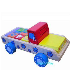 Blokkenvrachtauto met Blokken