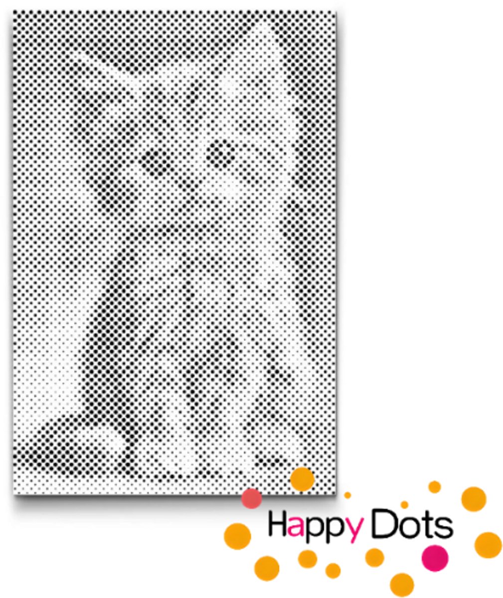 HappyDots DOT Painting Katten 11 20x30cm
