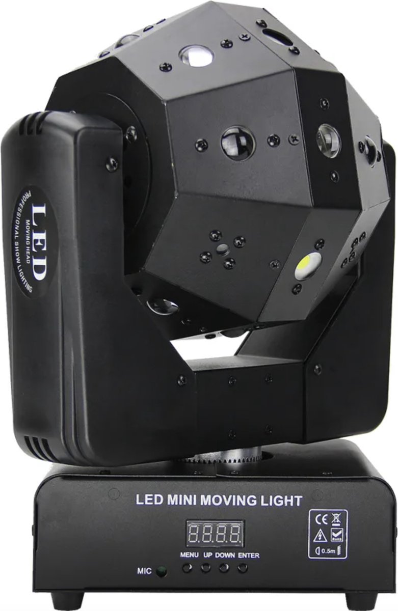 Happyment 3 in 1 Laser Stroboscoop ‚Äì DJ Laser ‚Äì Lichtshow ‚Äì Discolamp ‚Äì Feestverlichting ‚Äì Disco ‚Äì 3 in 1 ‚Äì Bewegend ‚Äì LED