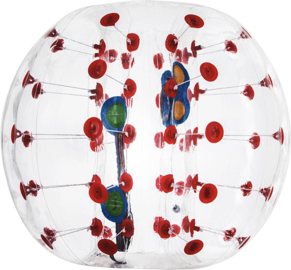   Bumperball - Opblaasbal - Bumpervoetbal - Plezier - Voor Kinderen - Buitenspelen - Rood