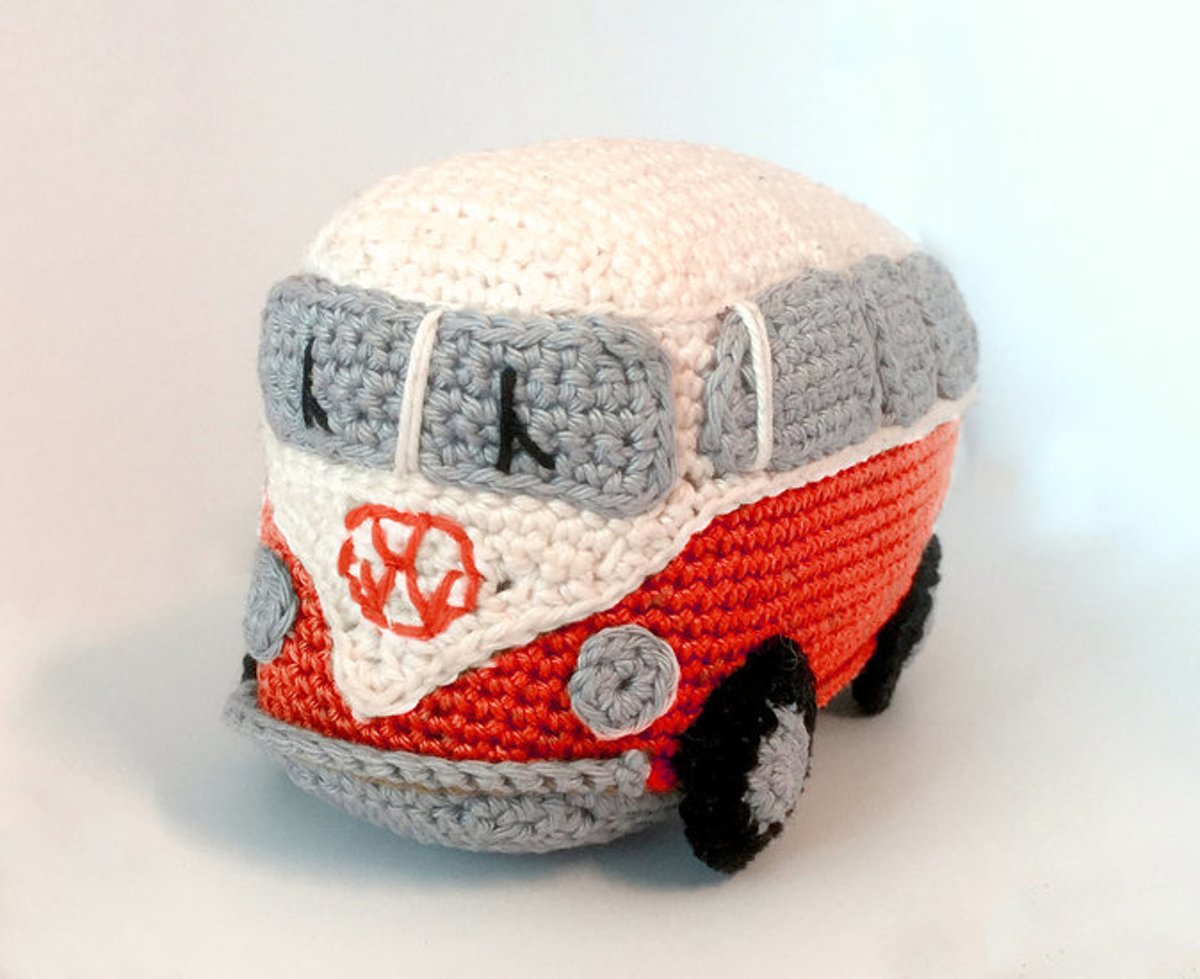 HardiCraft haakpakket volkswagen bus rood