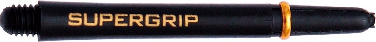 Harrows Darts Supergrip Nylon Shaft Zwart Goud Short 3 Stuks
