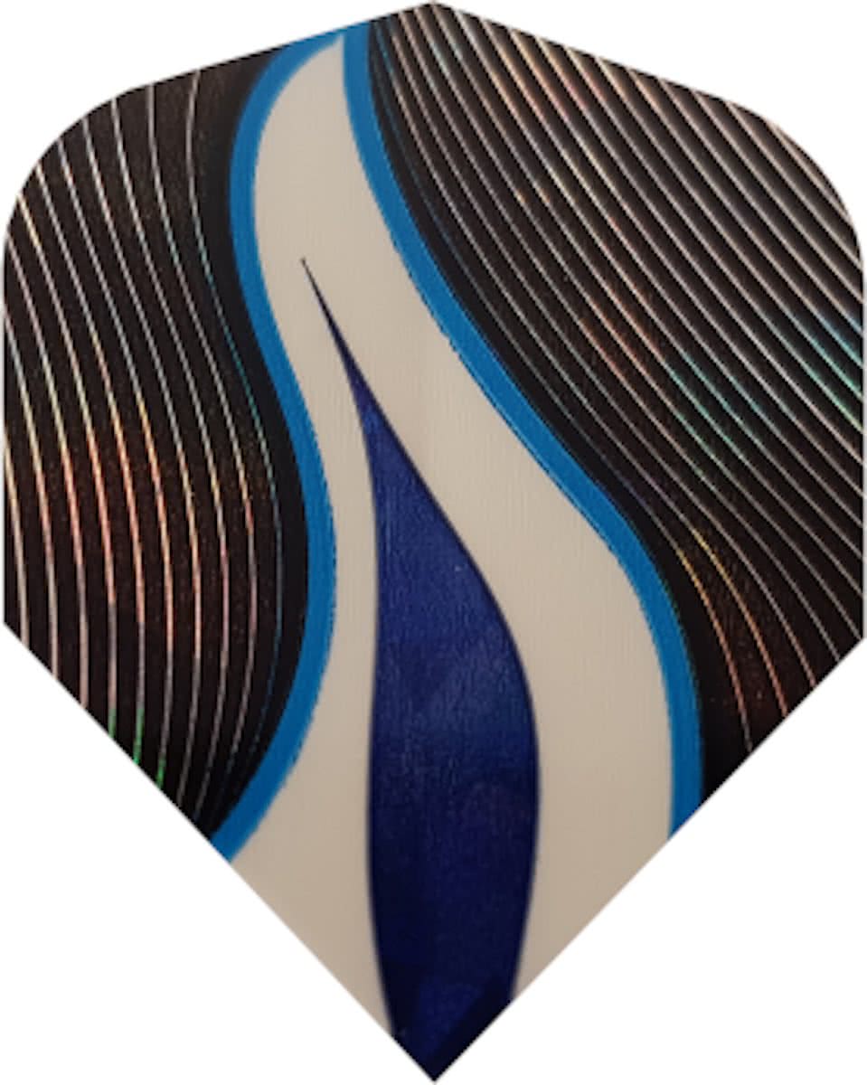 Harrows darts Flight 1623 hologram blue flame