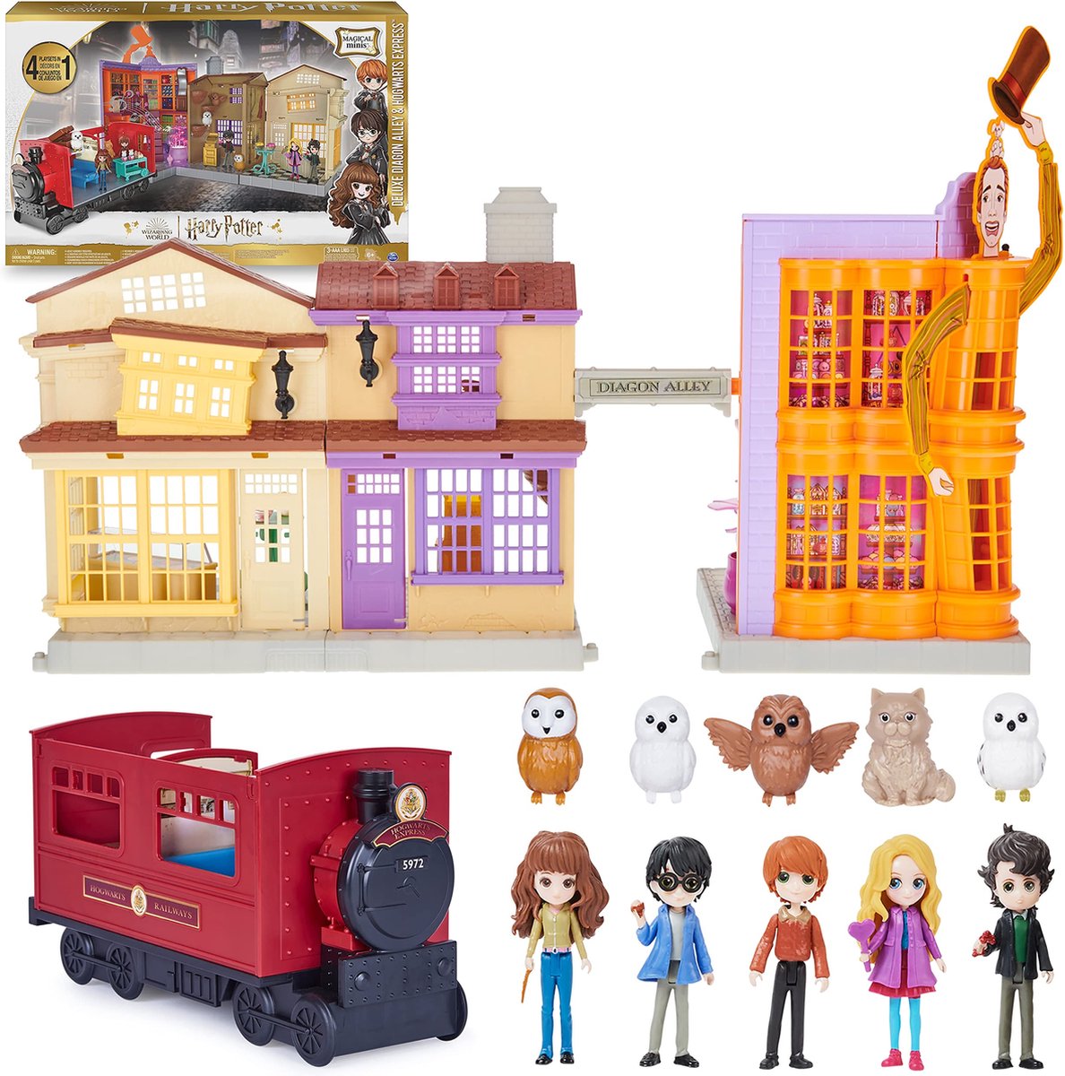 Harry Potter - Deluxe Diagon Alley & Hogwarts express - speelset