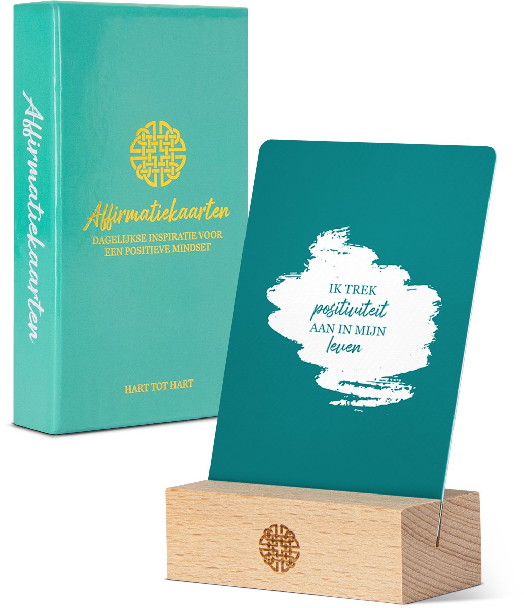 Affirmatiekaarten - 50 Kaarten - Inzichtkaarten - Met Kaarthouder
