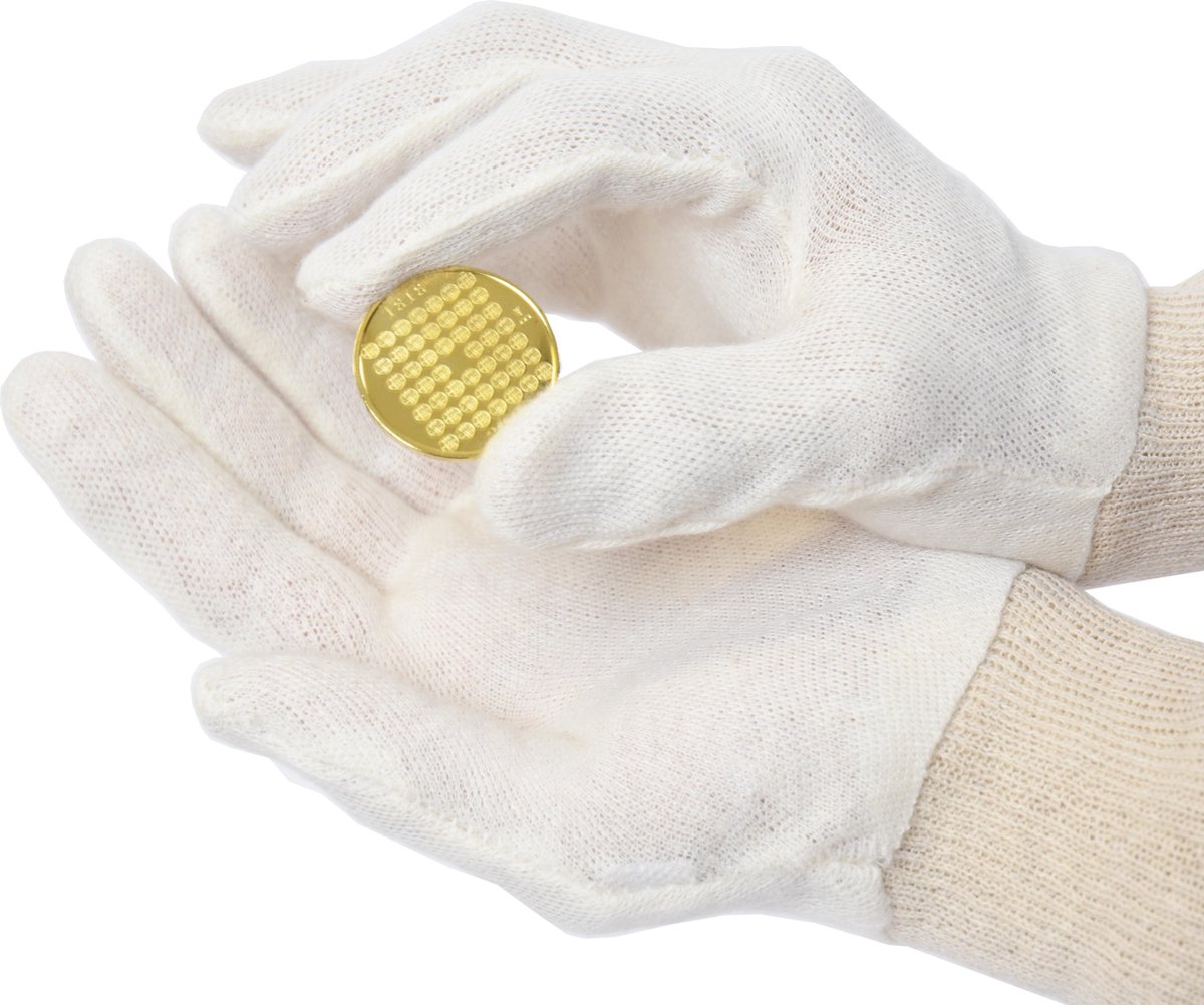   Munt handschoenen - de ideale munthandschoenen voor de verzamelaar! - 100% katoen