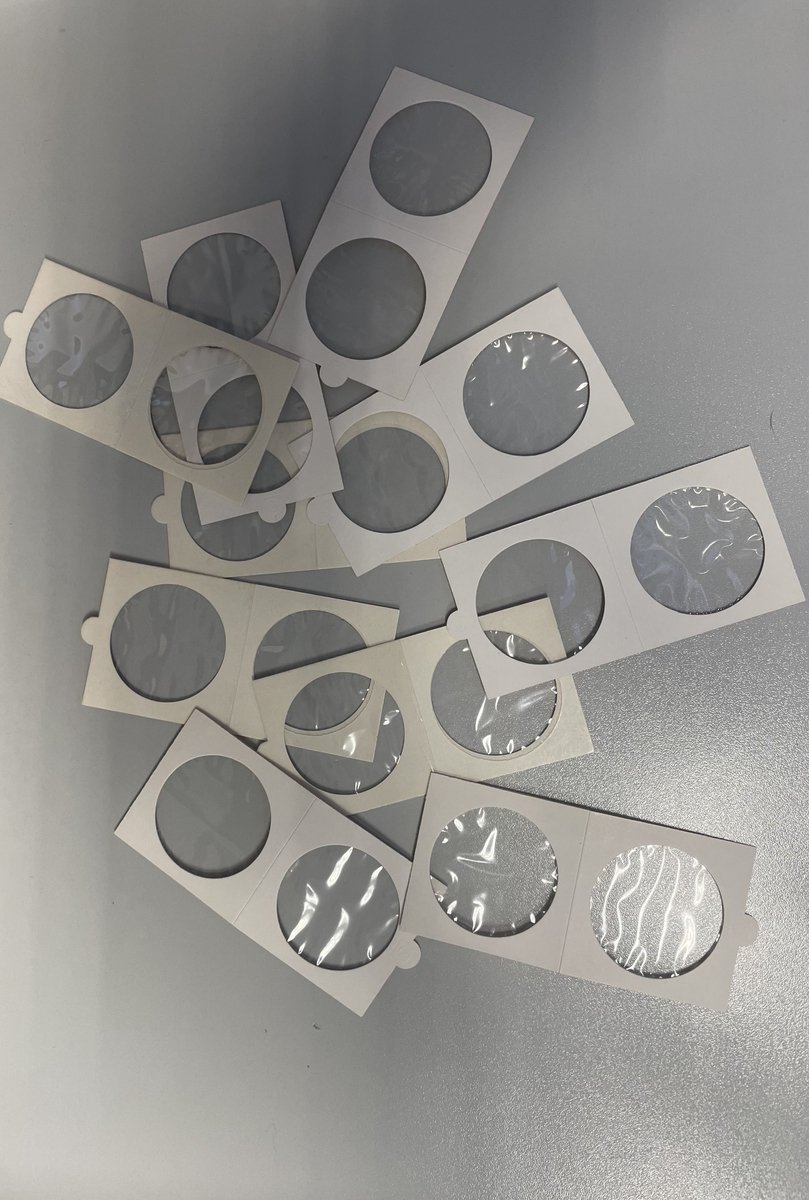  zelfklevende munthouders 43 mm (10 stuks)