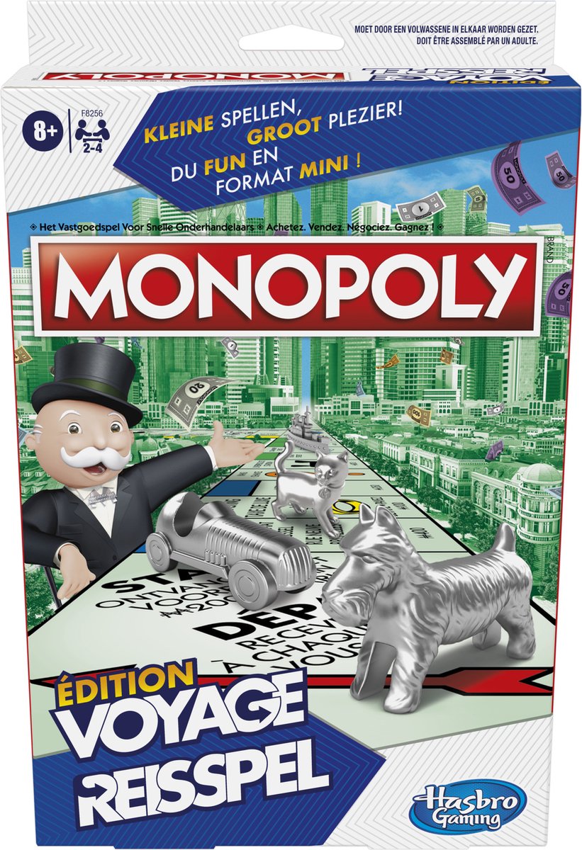Monopoly Reisspel - Belgische Editie - Gezelschapsspel