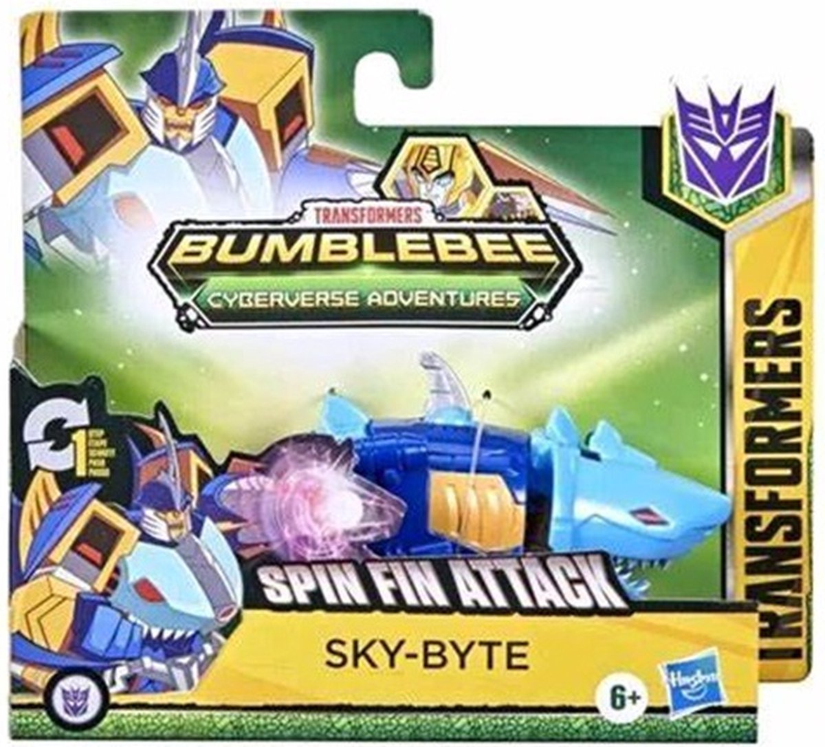 Hasbro Transformers Cyberverse – 1-Step Changer Sky-Byte