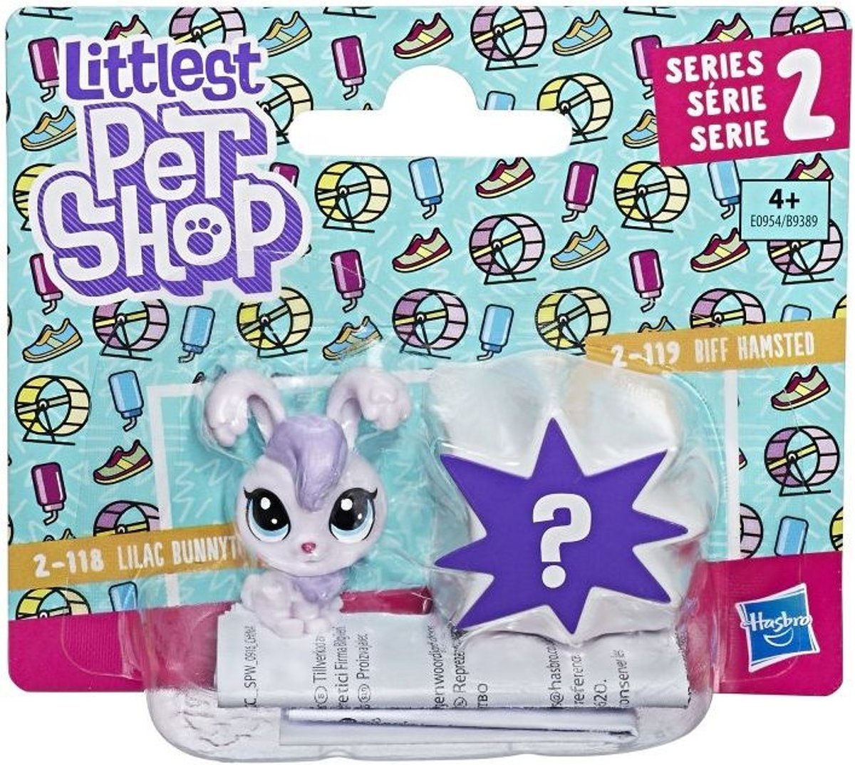 Hasbro Littlest Pet Shop Lilac Bunnyton Speelset 2-delig