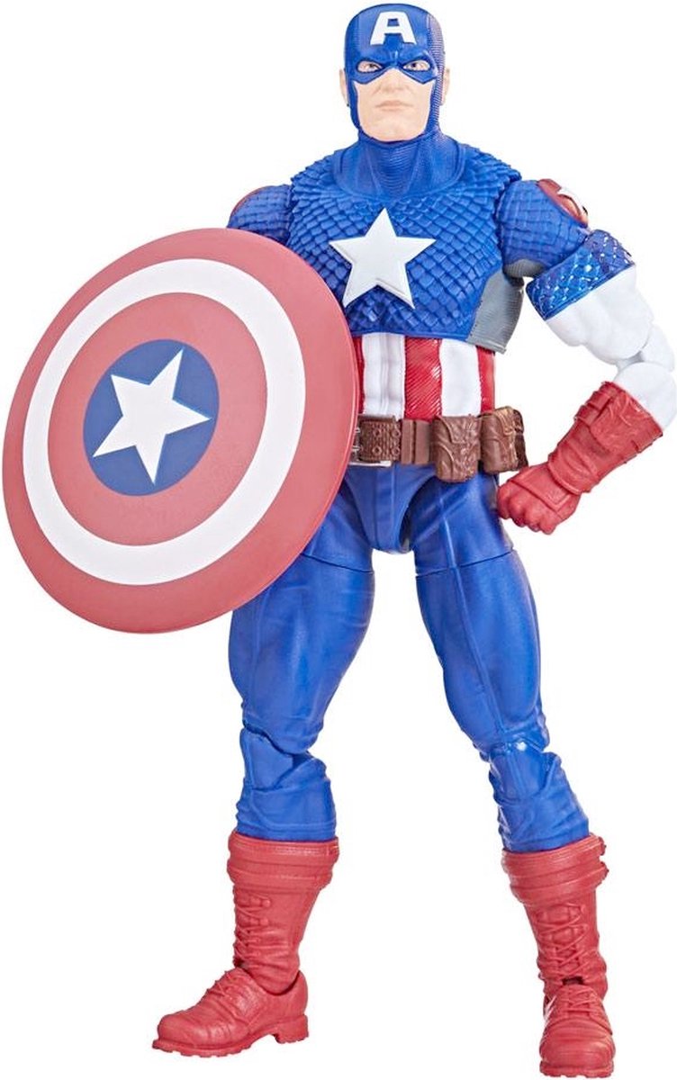   Marvel Actiefiguur Ultimate Captain America 15 cm Marvel Legends Puff Adder BAF Multicolours