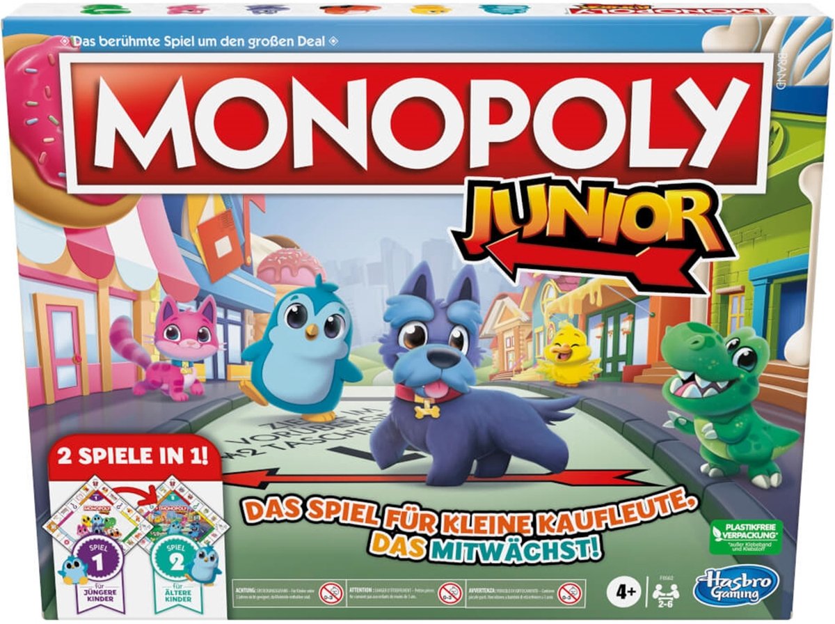  Monopoly Junior 2 Games in 1