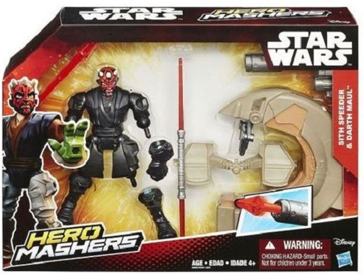   Star Wars Mashers B3832 Sith Speeder & Darth Maul Figuur (B3831)