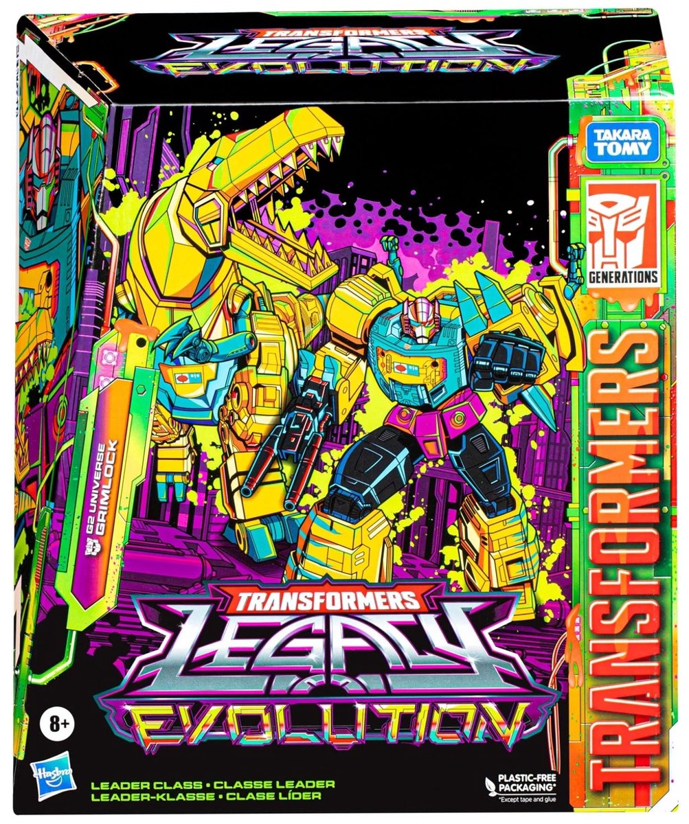   Transformers - Transformers Generations Legacy Evolution Leader Class G2 Universe Grimlock 22 cm Actiefiguur - Multicolours