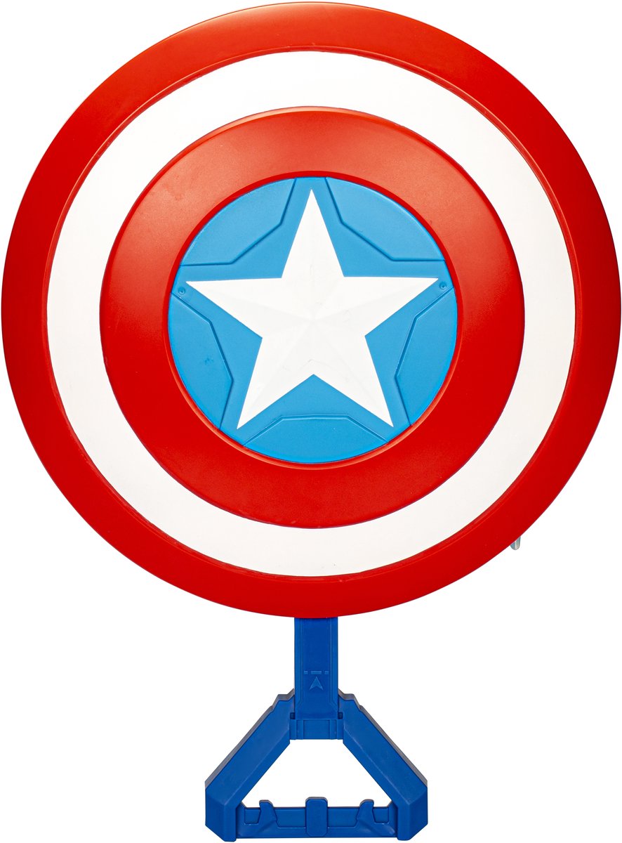 Marvel Studios Captain America Brave New World NERF Skyshot-blaster, schild-rollenspelspeelgoed