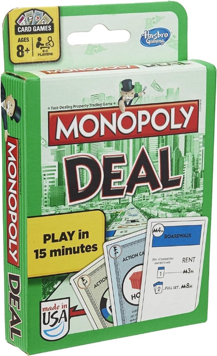 Monopoly Deal - 15 minuten Kaartspel ( English )