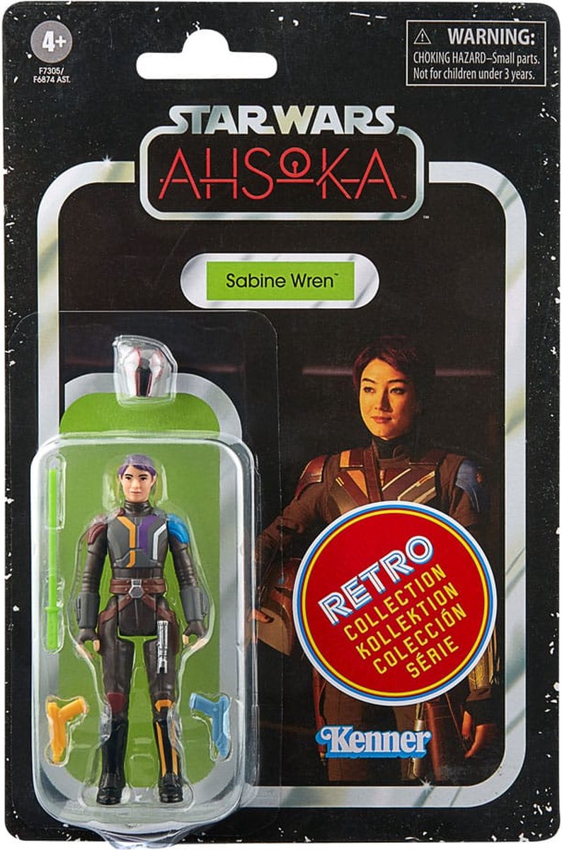 Sabine Wren - Retro Collection - Star Wars Ahsoka Rebels - Kenner -  