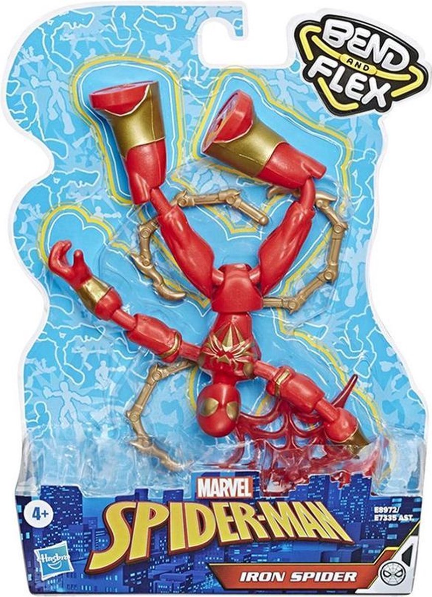 Spiderman Bend And Flex Iron Spider - Speelfiguur