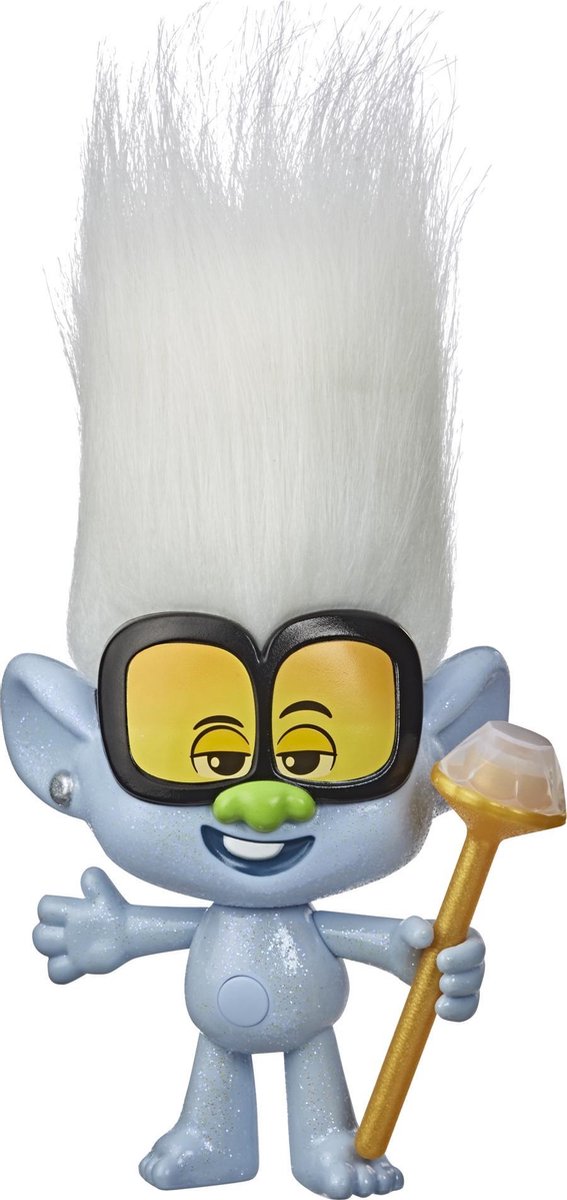 The Trolls 2 DreamWorks World Tour Singing Doll Small Diamond Rapper Figure