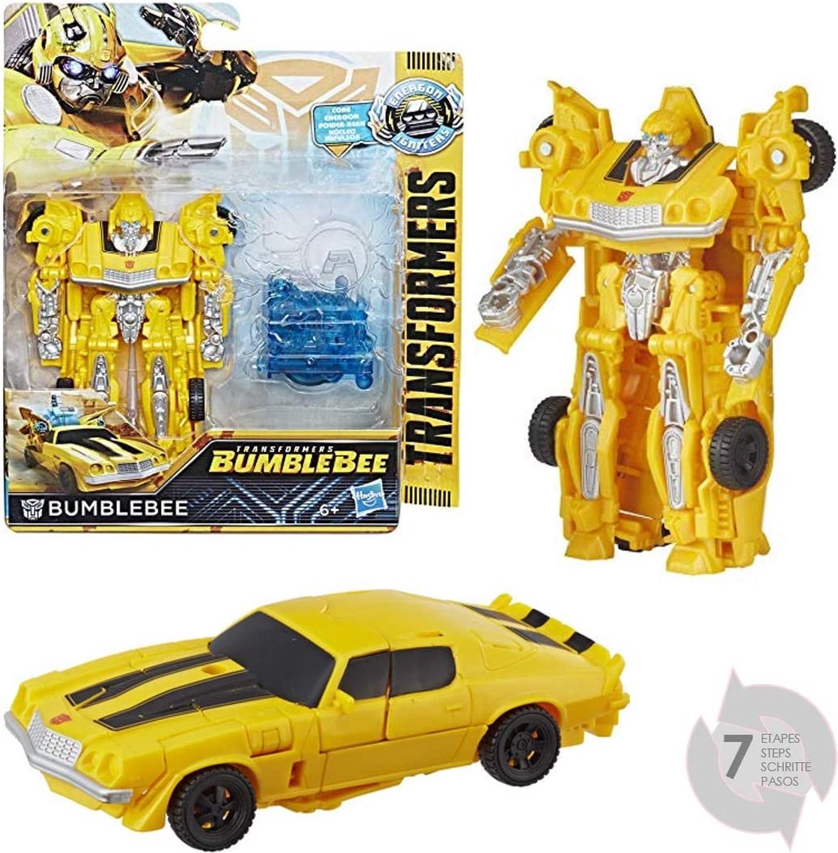 Transformers Bumblebee Energon Igniters Power Plus - 12 cm - 8 stappen transformeerbaar