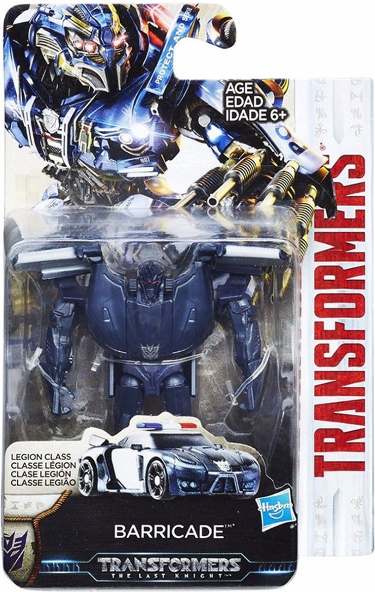 Transformers The Last Knight Legion Class Barricade - 8 cm actiefiguur