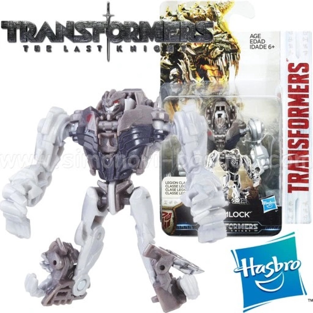 Transformers The Last Knight Legion Class Grimlock - 6 cm groot - Actiefiguur