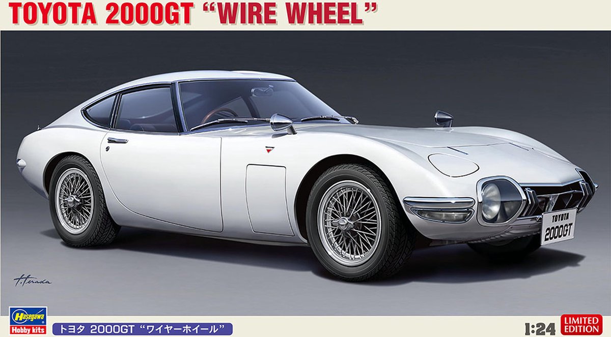 1:24 Hasegawa 20617 Toyota 2000GT - Wire Wheel Plastic kit
