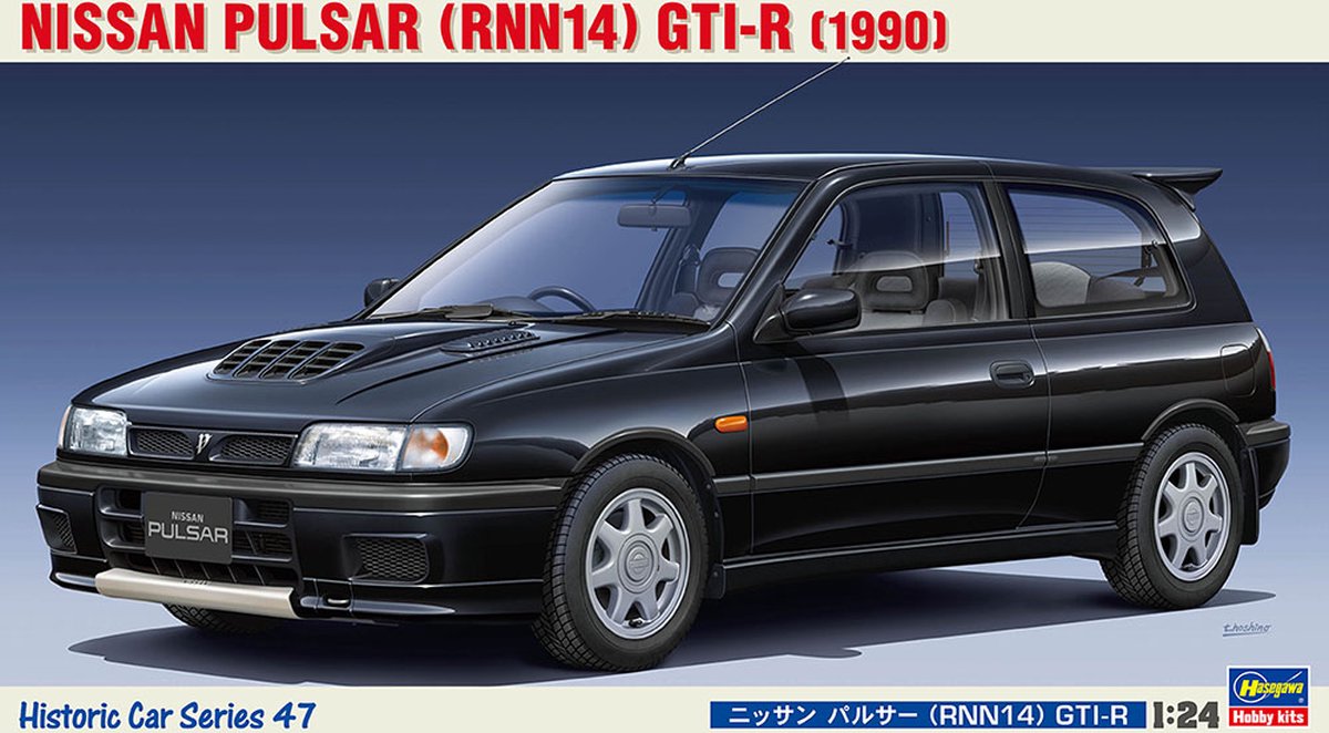 1:24 Hasegawa 21147 Nissan Pulsar RNN14 GTI-R 1990 Plastic kit