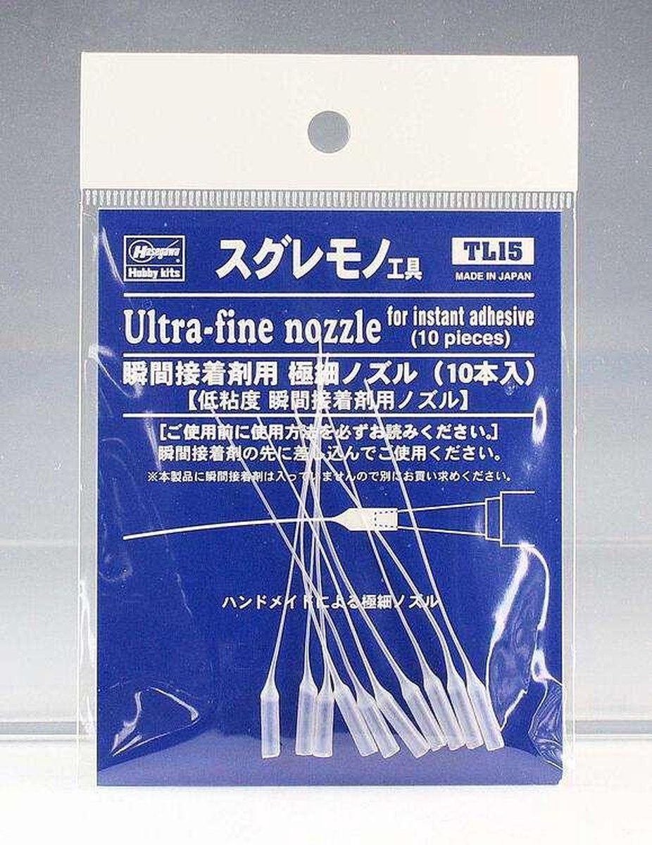   71045 (TL15) Ulta-Fine Nozzles (for instant adhesive 10pc) Accessoires set