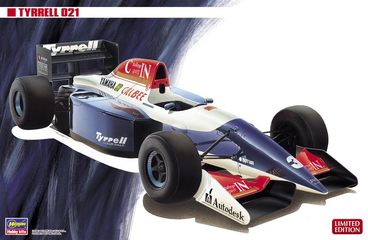 Hasegawa Modelbouwpakket Militaire voertuigen - 20690 Tyrrell 021 - Formule 1 R Auto Plastic - 1:24 -