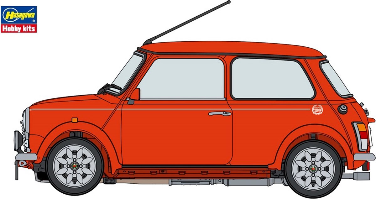Hasegawa Modelbouwpakket Militaire voertuigen - 21157 MINI Cooper Sports-pack Limited - 1998 Plastic - 1:24 -